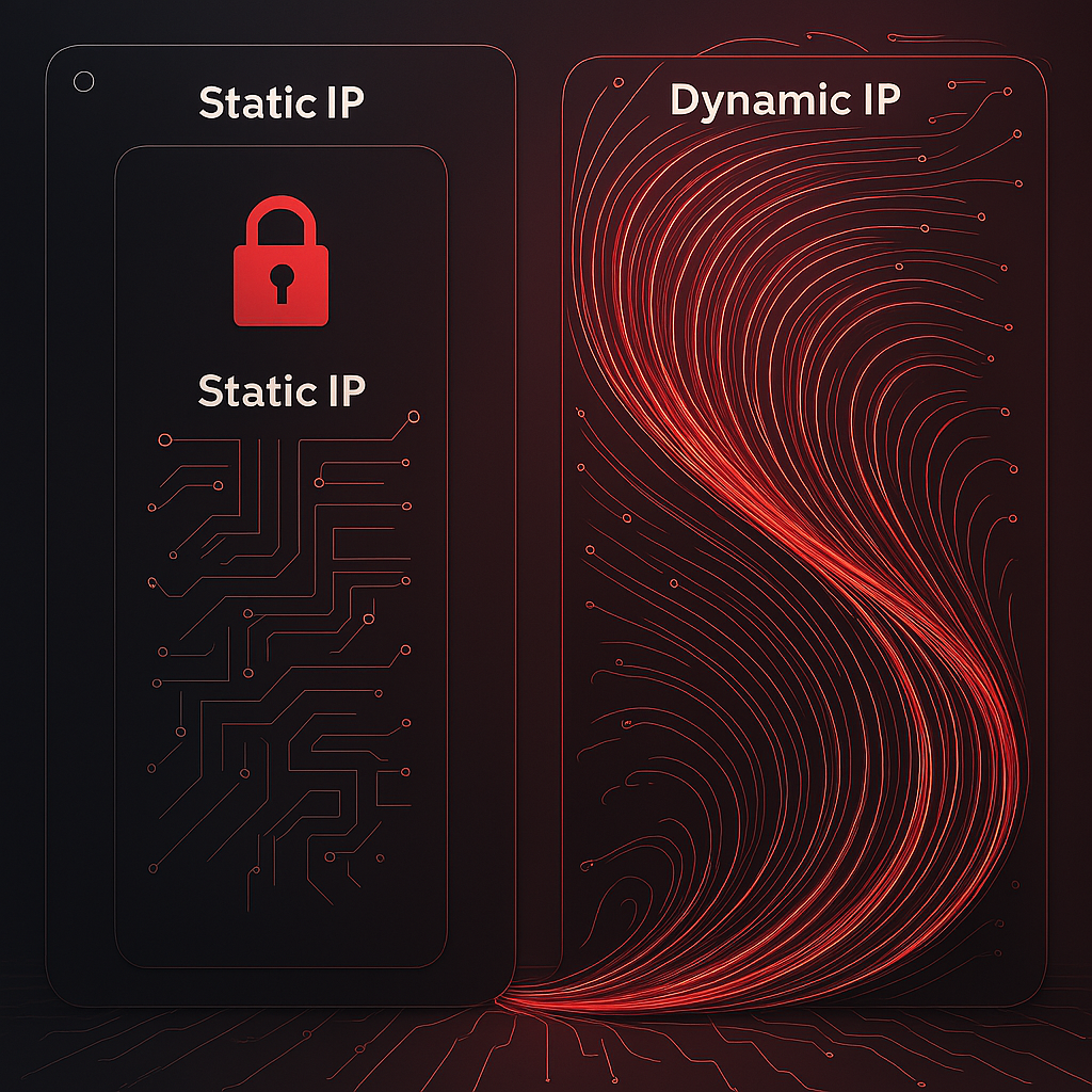 تفاوت V2Ray آی پی ثابت و داینامیک
