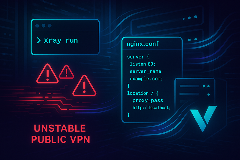 تنظیم Xray و Nginx روی سرور لینوکس