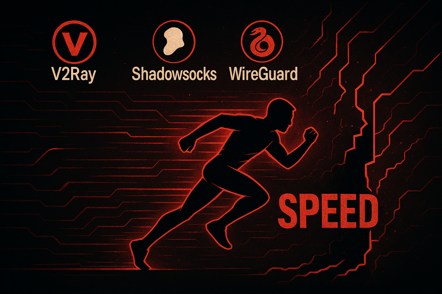 سرعت V2Ray در برابر WireGuard & ShodowSocks