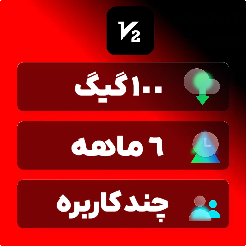 خرید کانفیگ V2ray حجم 100G چند کاربره 6 ماهه
